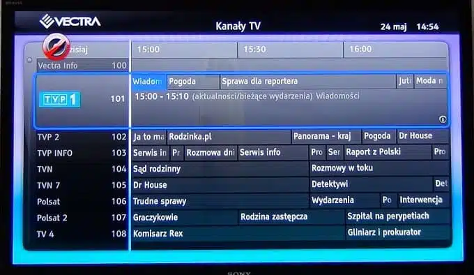 Electronic Program Guide EPG